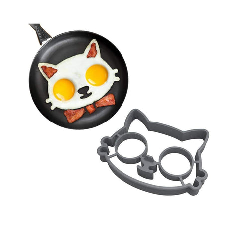 AussieSuperStore Homeware Supplies Entertaining Brekky Cat Egg Mould Entertaining Brekky Cat Egg Mould | Cat Egg Shaper Sunny Side Up CBSILIEGGMOLDCAT